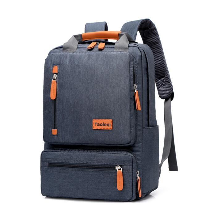 Chuwanglin moda męskie plecaki zwykły męskie plecaki szkolne wielofunkcyjny plecak na laptopa wypoczynek bookbag torby podróżne K72902: Ciemny szary