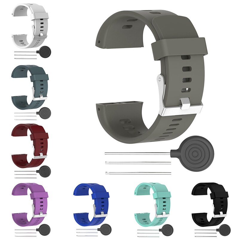 Band Verstelbare Siliconen Horloge Met Vervangende Accessoires Voor Polar V800 Sport Horloge Accessoires !