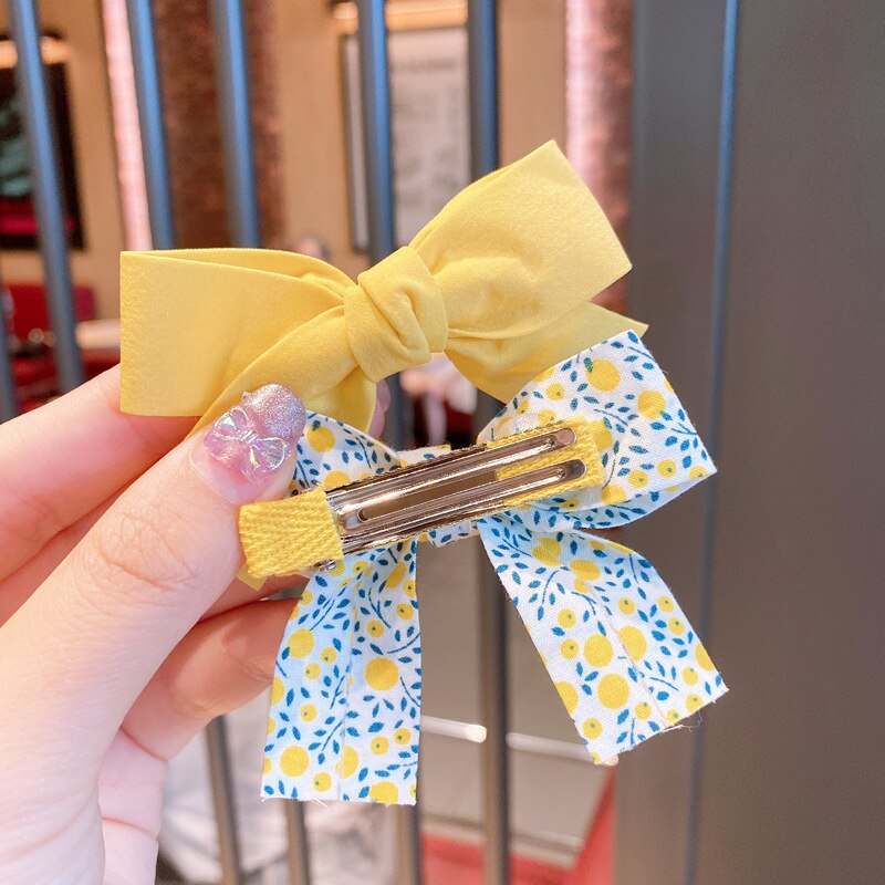 2 Stks/set Bloem Baby Haar Clips Bows Kids Meisje Haar Clip Kinderen Haarspeld Haarspeldjes Haarspeldjes Baby Haar Accessoires