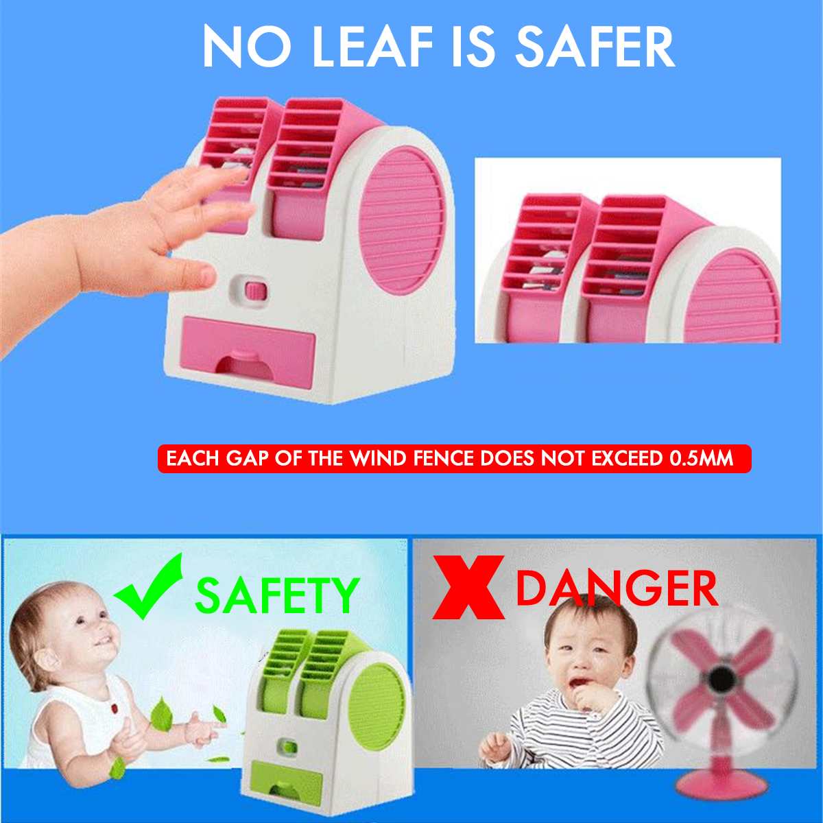 Car Air Conditioner Portable Air Conditioning Humidifier Purifier USB Cool Cooling Fan Desktop Air Personal Space Cooler Fan