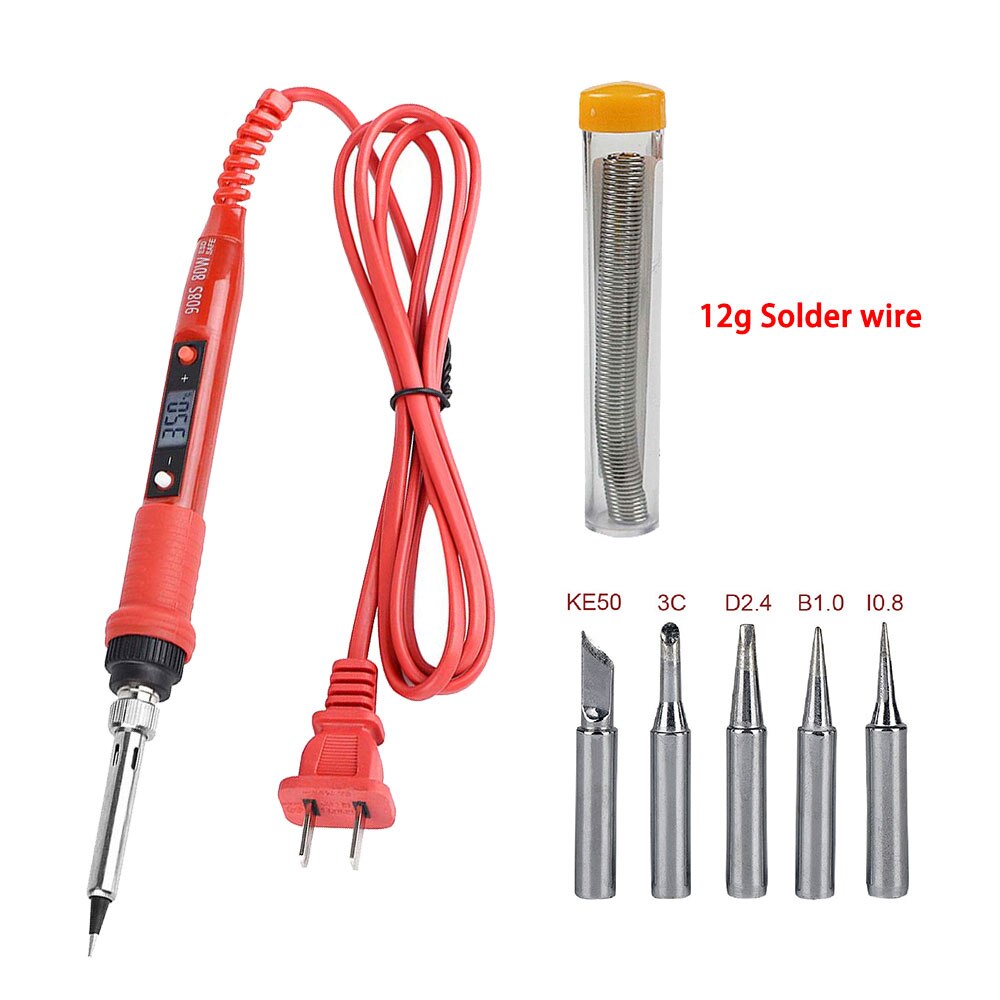 Aven 17510 80W Soldering Iron With Fine Tip - Professional Grade Iron For Electronics, Hobby, & General Purpose Soldering