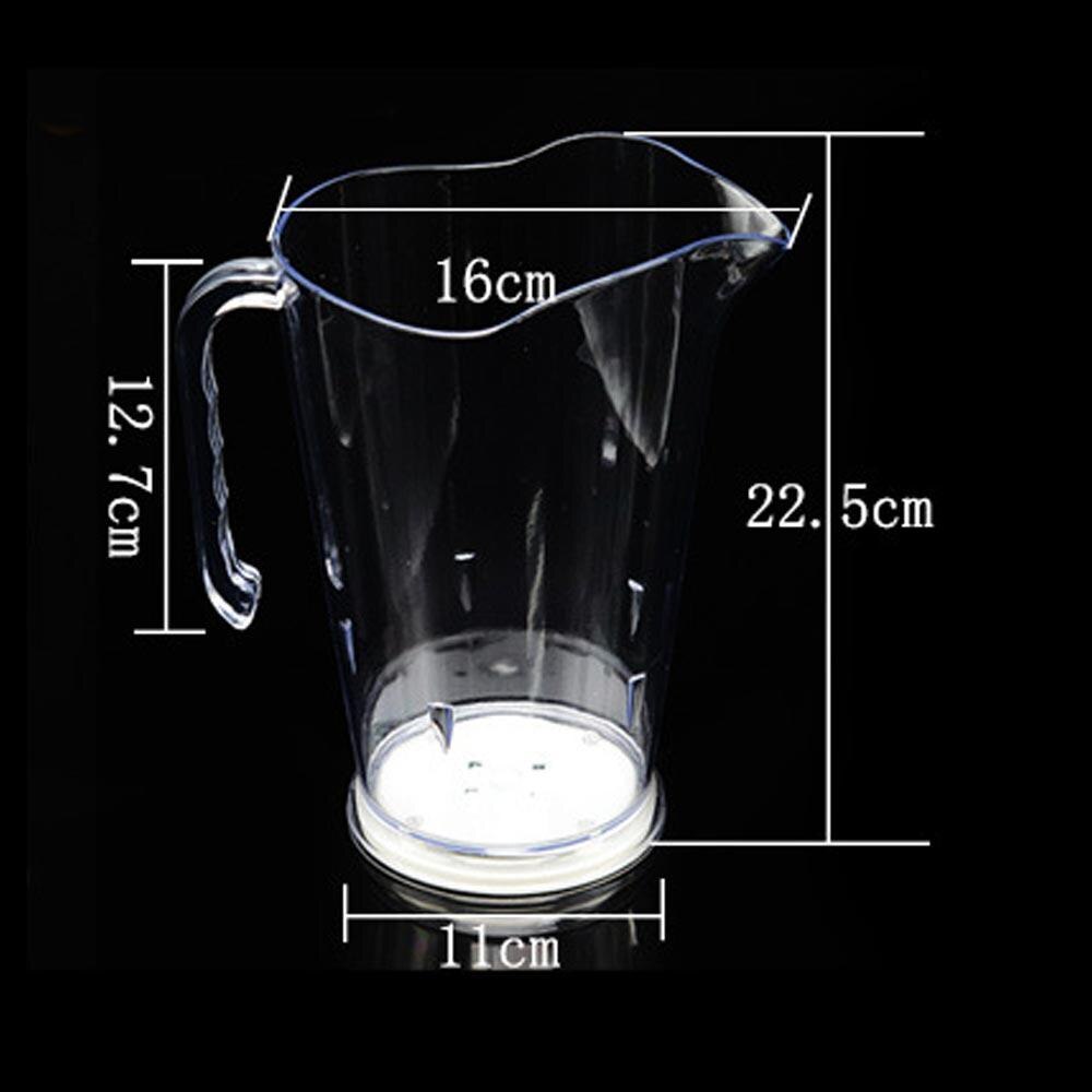 Pot de bière à tirage brillant de LED 1.8L grand Volume Pour cruche de bière Pot de vin de glace