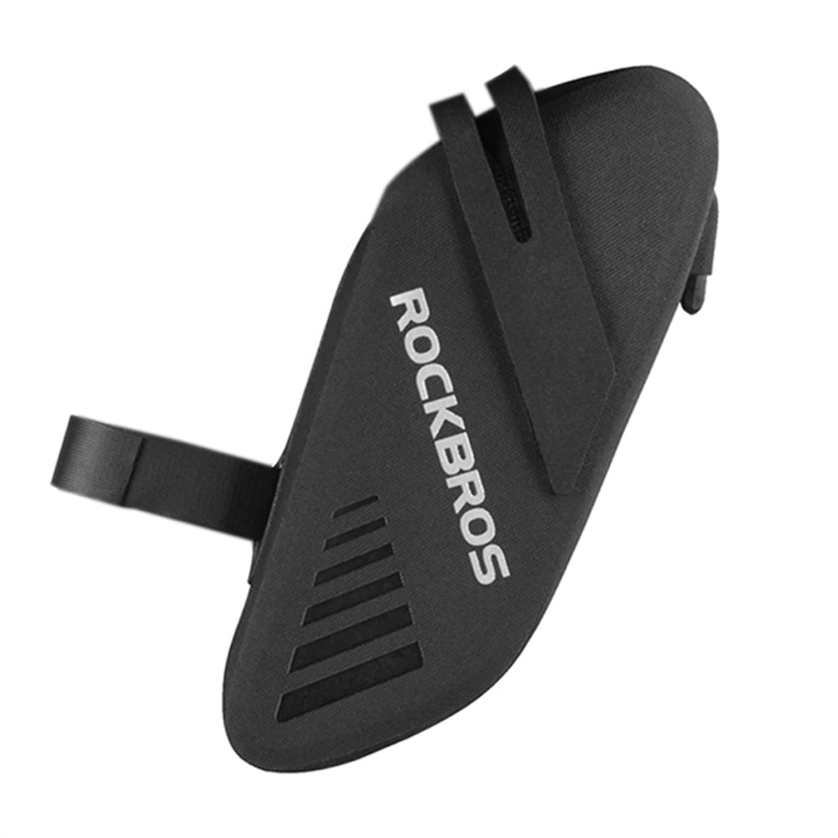 ROCKBROS-bolsa para SILLÍN de bicicleta, impermeable, con luz trasera colgante, accesorios para bicicleta de montaña y carretera, 0,6 l