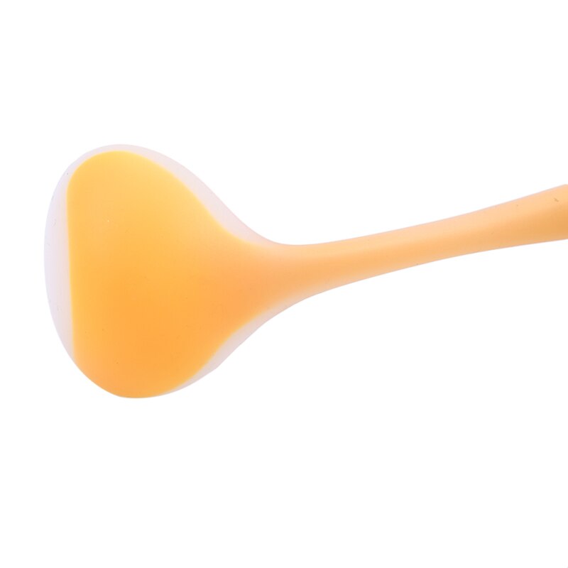 Anti-grip soeplepel siliconen lepel hoge temperatuur antiaanbak doorschijnend keuken kookgereedschap geen pijn lepel