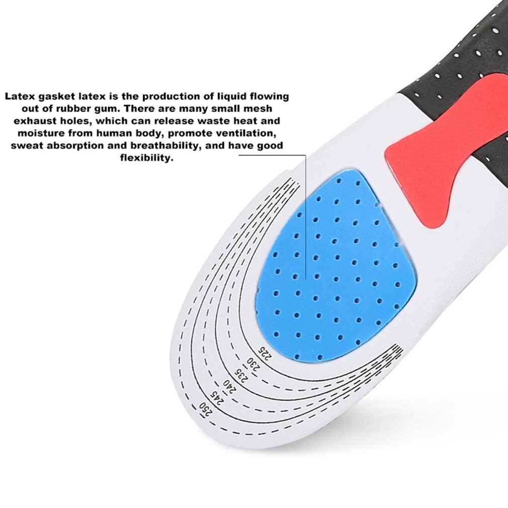 Semelles souples chaussures de soins des pieds professionnels tapis semelles de sport chaussures en silicone tapis semelles respirantes