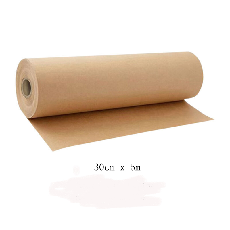 # 1 rollo de 30cm x 1/2/3m de rollo de papel Kraft para envolver , embalaje móvil, rollo de papel marrón para pintar: Verde claro