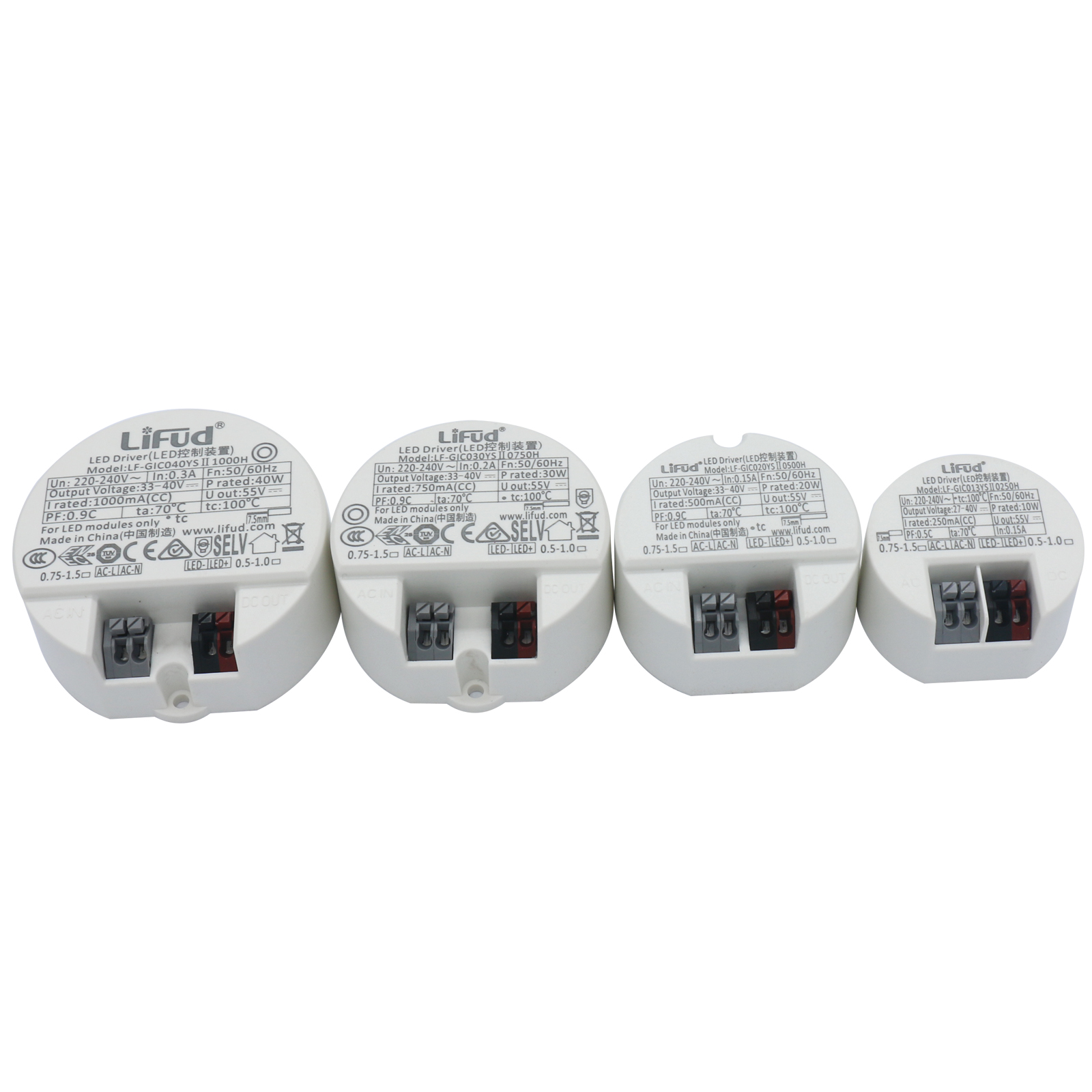 Pilote LED 40W 30W 20W 18W 14W 12W 10W DC33-40V, alimentation de plafond, transformateurs d'éclairage AC220-240V, projecteur LED à monter soi-même