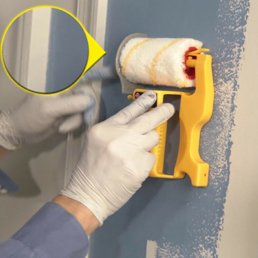 Rolo de pintura com estampa, ferramenta de poliuretano para proteção ambiental, carimbo de pintura, cilindro decorativo, pedra imitada para parede