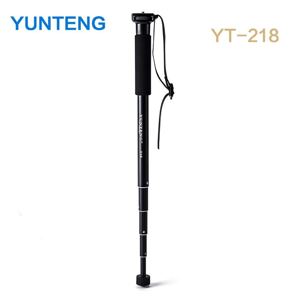 Yunteng YT-218 Uitschuifbare 5 Sectie Aluminium Monopod Unipod voor Canon Nikon Pentax Sony A7 A7R A7S DSLR DV