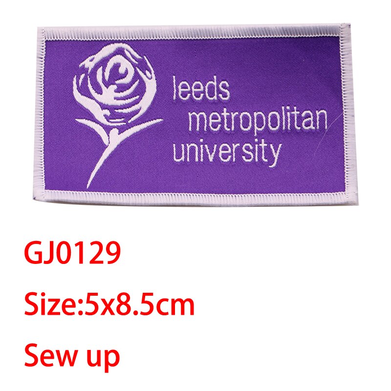 4 stuks Cartoon Decoratieve Rose, schooltas, slogan icoon Geborduurde Applique Patches Voor DIY Ijzer op Badges Stickers op rugzak: GJ0129