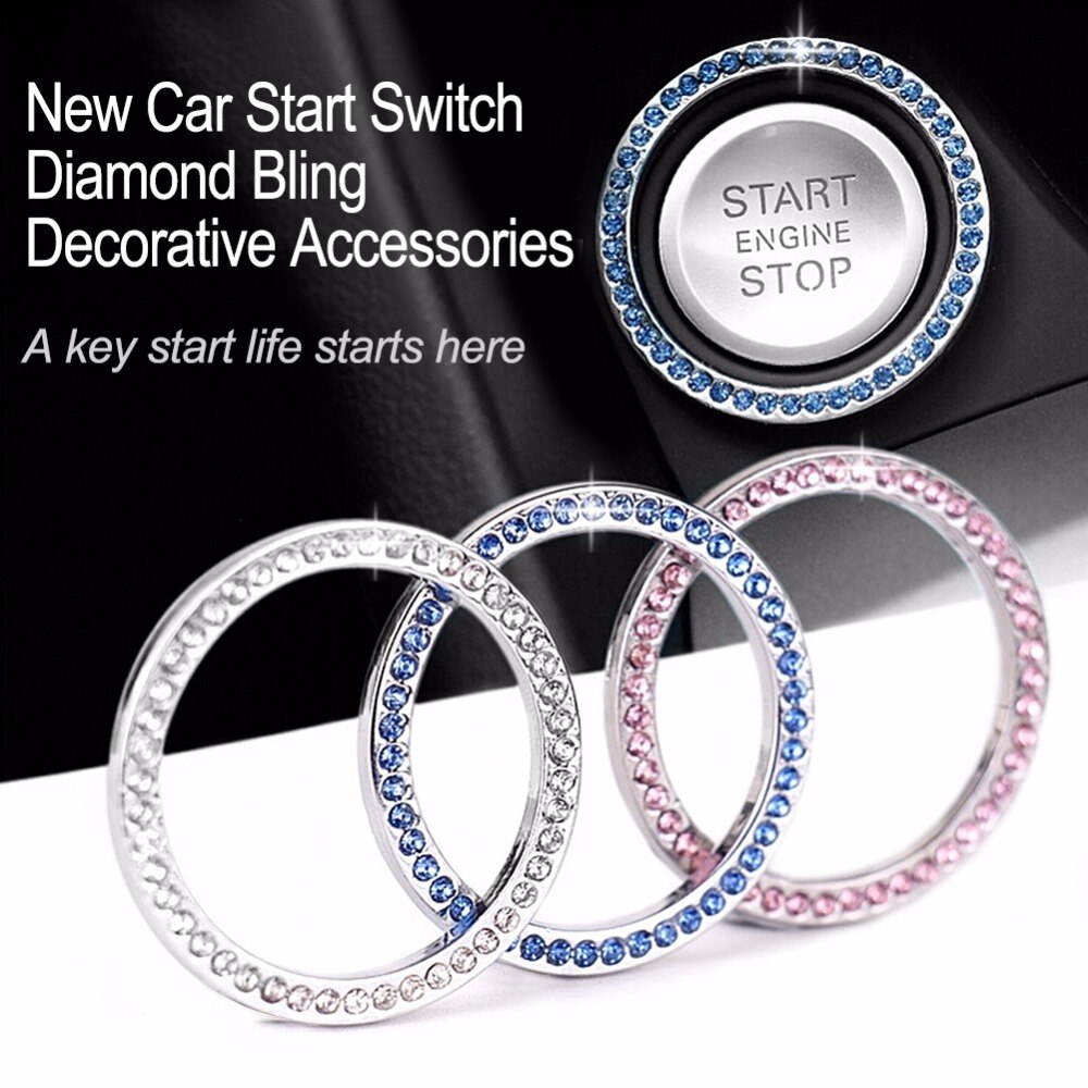 car Ignition key switch ring Decoration cover for Toyota Camry Corolla RAV4 Highlander/Land Cruiser/PRADO Vios Vitz/Reiz Prius