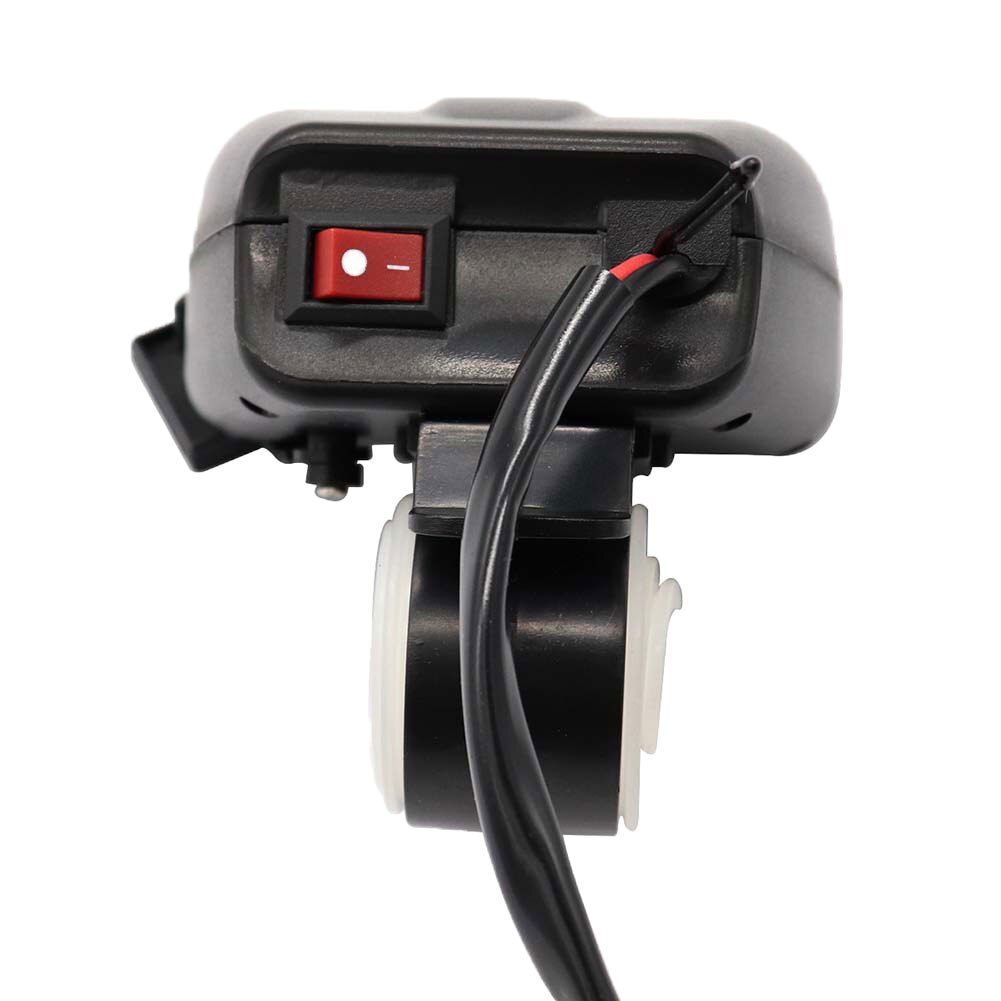 Heagstat Motorrad USB Ladegerät – SAE Auf USB-C/USB-A, Mit Voltmeter & Ein-/Ausschalter, PD3.0/QC3.0