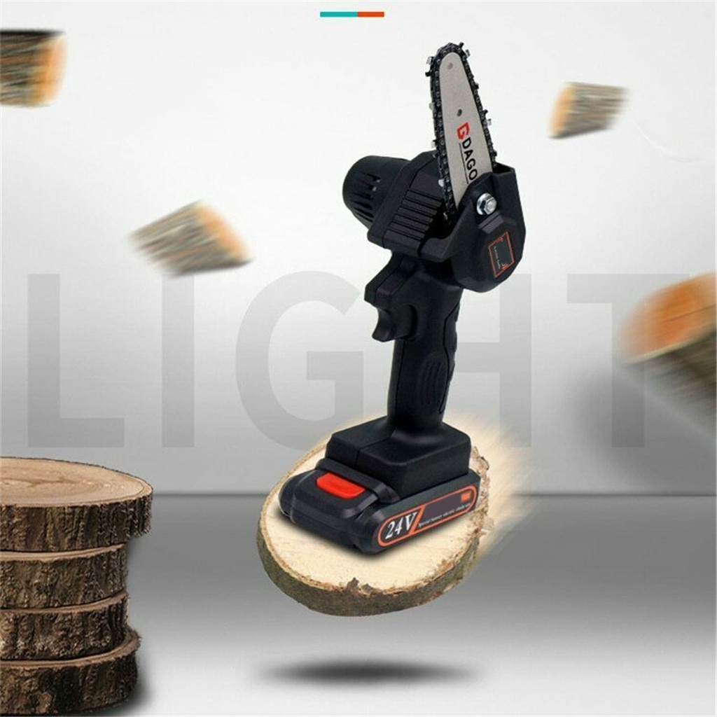 4 Inch The Mini Electric Chainsaw Ever Battery-powered Wood Cutter Rechargeable Best Price