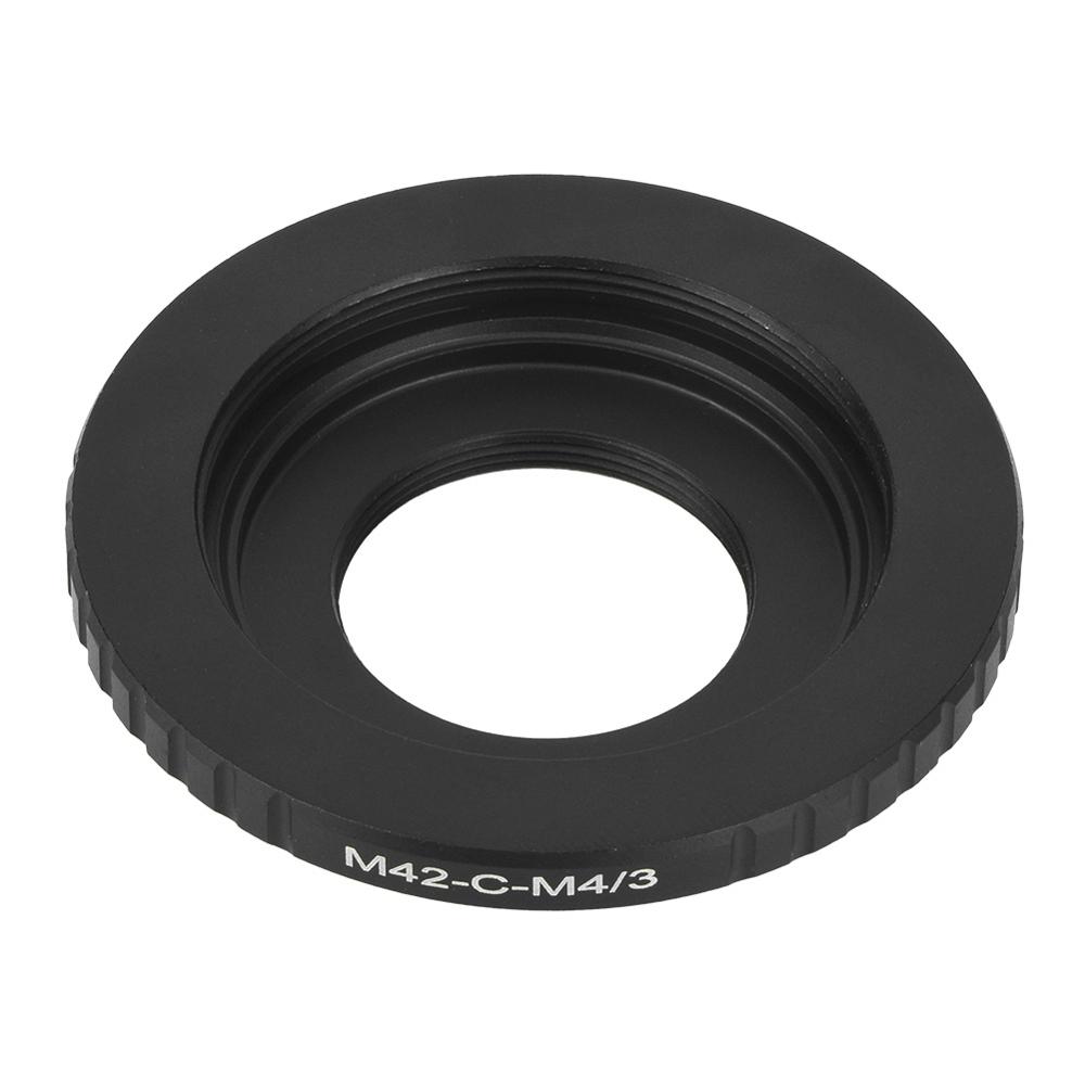 Camera lens holder M42-C-M/3 Metal Manual Focus Lens Adapter Ring for M42 Screw C Mount Lens to Fit for M4/3 Camera macro ring