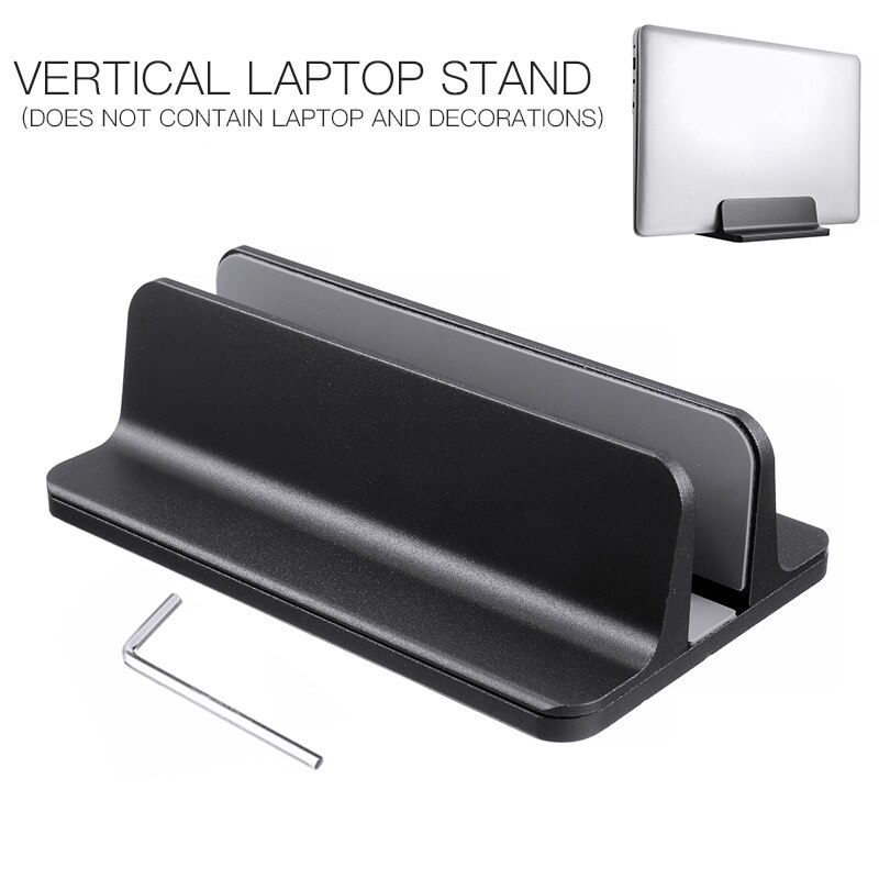 1Pc Bureau Verticale Laptop Standhouder Verstelbare Bescherming Desktop Cooling Beugel W/Siliconen Antislip-Base Voor macbook