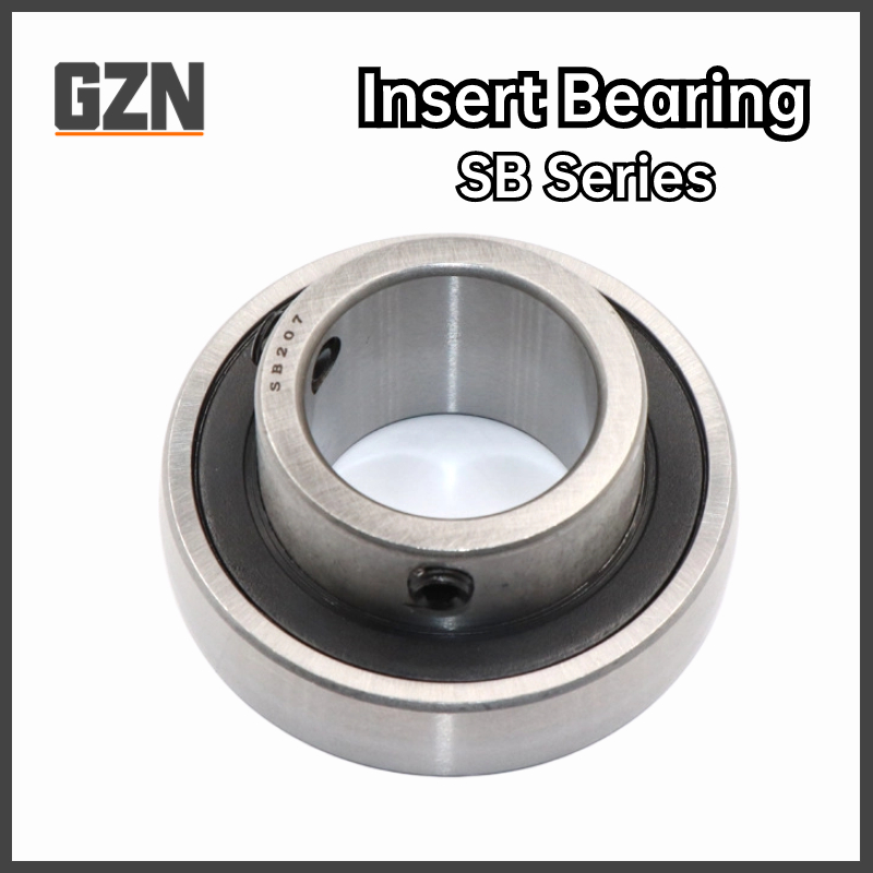 1PCS Single Side Parallel Insert Bearing SB201 12x40x22 SB202 15X40X22 SB203 17X40X22 SB204 20X47X25 SB205 25X52X27 SB206
