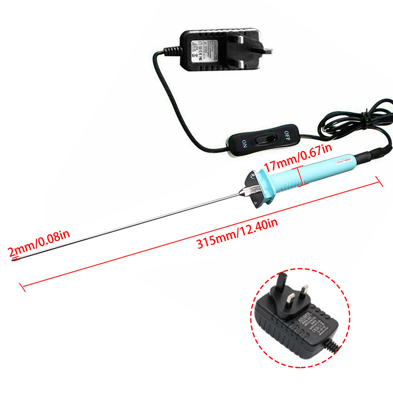 Electric Foam Cutter Pen Portable Cutting Machine Pen Styrofoam Cutting Pen DIY Cutting Tools Craft Knife 10cm/15cm/20cm: 20cm
