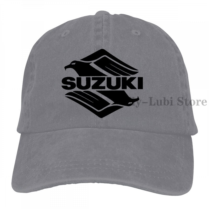 Suzuki Intruder Baseball cap men women Trucker Hats adjustable cap: 2-Gray