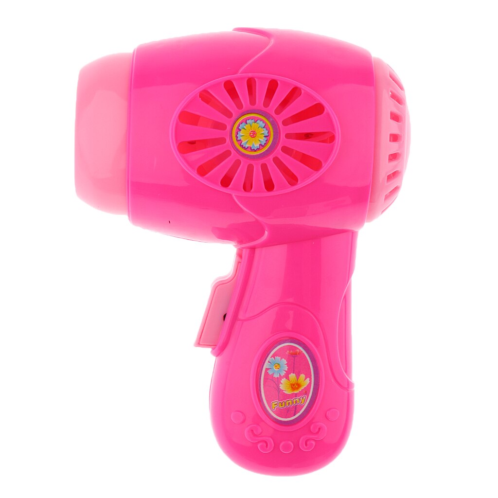 Mini Pink Hair Dryer Pretend Play Home Appliance Toy For Boys & Girls