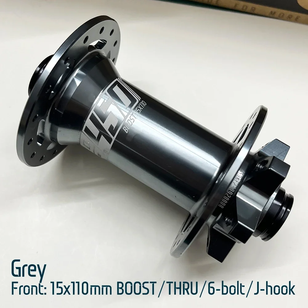 Koozer 450 Boost Front Hub TA 15x110 Thru Axle Hub 28H 32 Holes 6 Bolts Disc 2 Sealed Bearing Light Bike Parts Bicycle Hubs: Burgundy