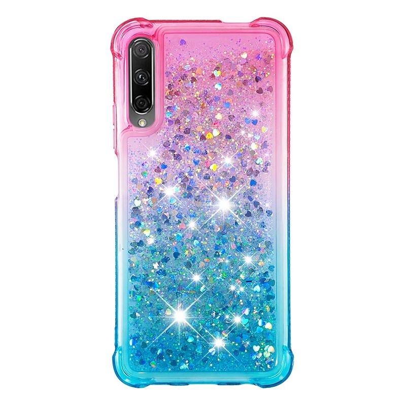 Huawei Y9S Caso Della Copertura Del Silicone Per Huawei P Smart Pro 2019 Y9 Prime 2019 Honor 9X Pro Glitter Liquido Sabbie Mobili protezione Custodie: Huawei Y9S / style2