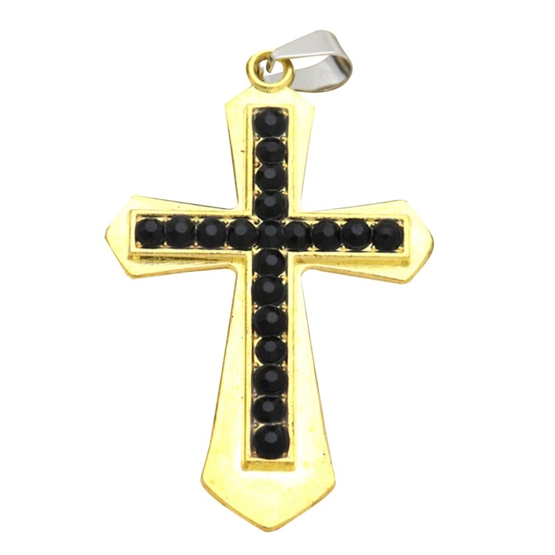 Diamanten Kruis Charme Metalen Katholieke Hanger Religieuze Opknoping Ornament: 03