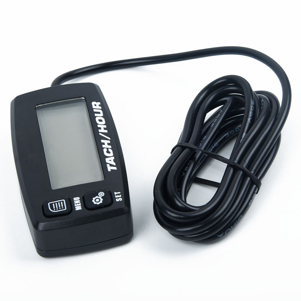 ATV Tachometer Waterproof Motorcycle Engine Measurement LCD Accessories