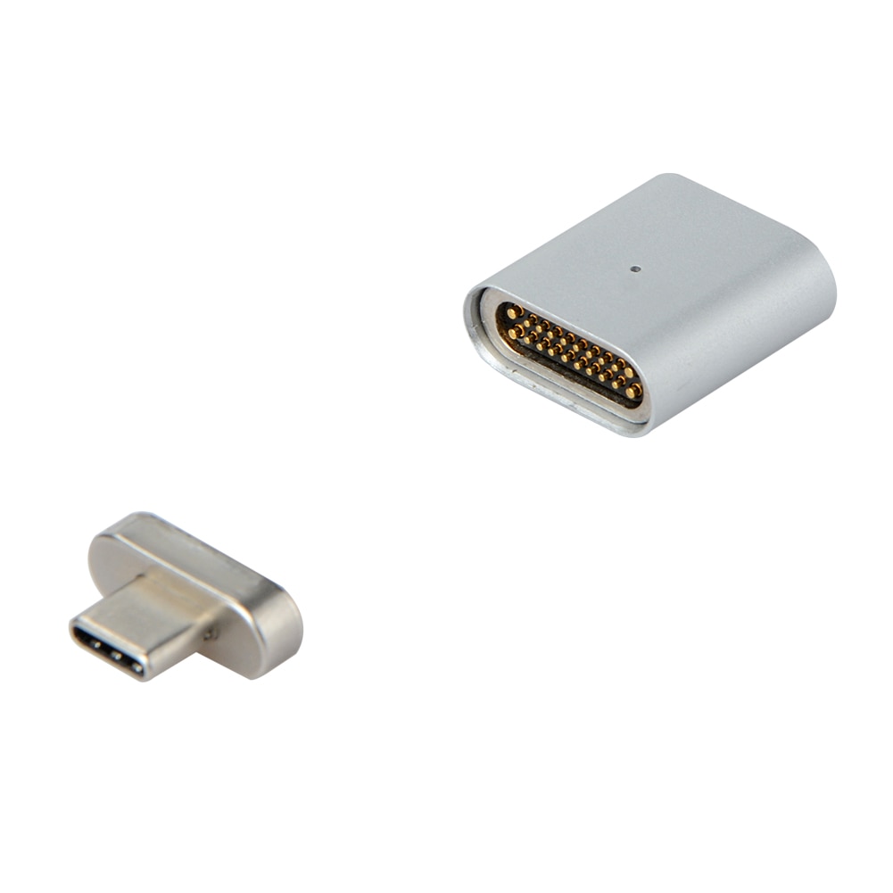 20 Pin Type C Magnetische Adapter Voor Macbook Pro Matebook Snel Opladen TYPE-C Poort Laptop Magneet USB-C Datakabel adapter