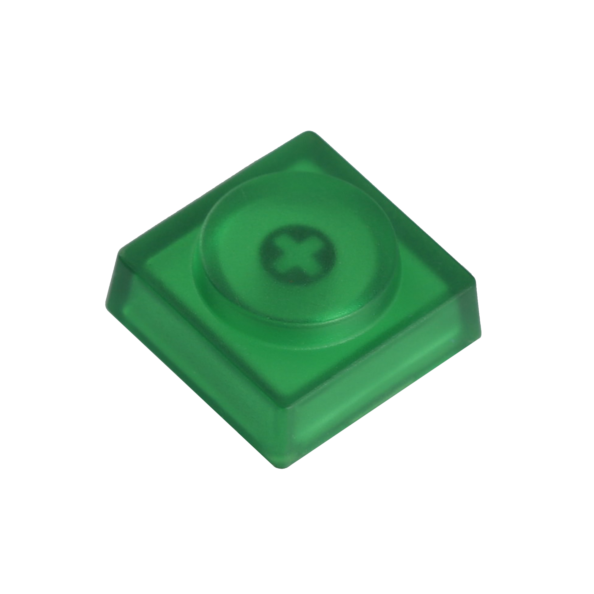 16pcs Blocks Bricks Low Profile Keycaps PBT Transparent Frosted Keycap for MX Mechanical Keyboard: Beige