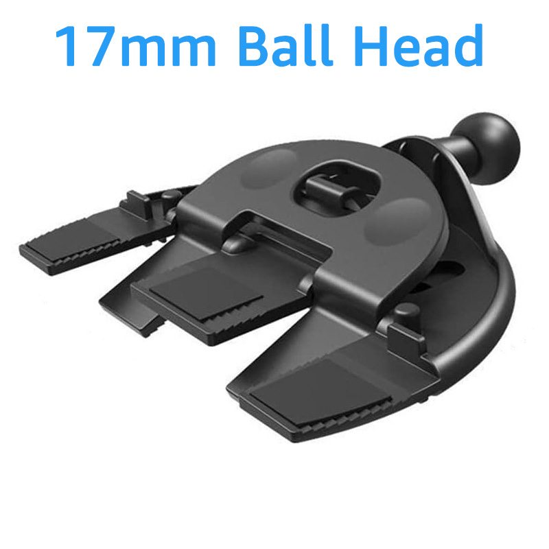 Untoom CD Slot Mount Base for Car Mobile Phone Holder Universal 17mm Ball Joint CD Slot for Car Cell Phone Support GPS Brackets: Default Title