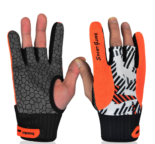 Boodun U050913 guantes de silicona Bowling Thumb para hombre y mujer: Yellow-M