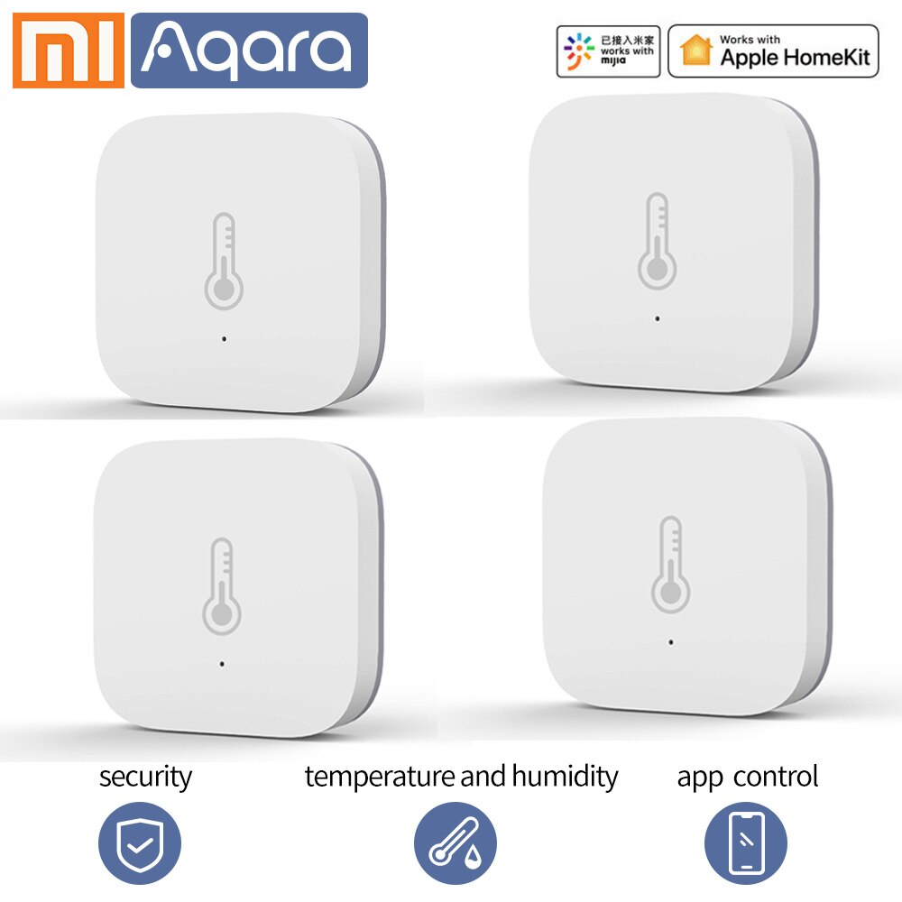 smart thermostat wifi thermostat Smart Temperature Sensor wifi Xiaomi Smart home Air Pressure Temperature Humidity Mi home app: 4PCS