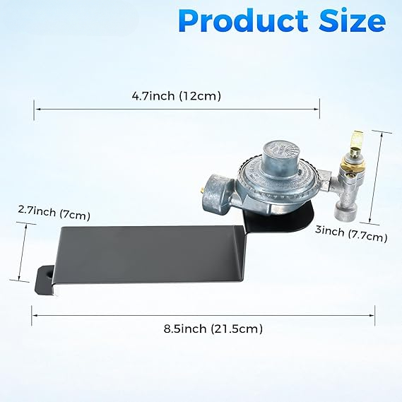 64865 Gasgrill-Ventilregler, passend für Weber Q2000 Q2200-Serie, Ersatz für Weber 54060001 396002 566001 566002 Montage