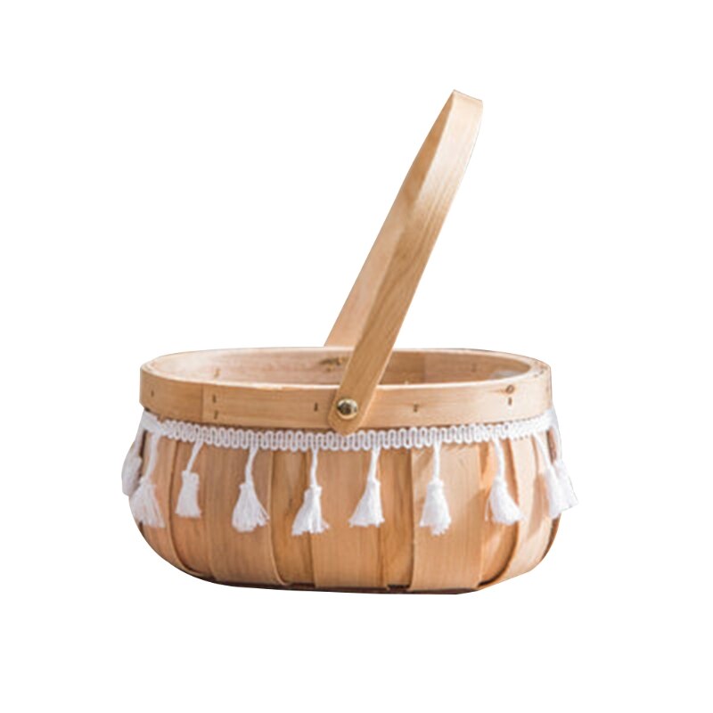 Handgemachte Natürliche Rattan Gewebt Blume Hand Korb Heimat Küche Garten Gemüse Lagerung Container Pflanzer Halfter: 01