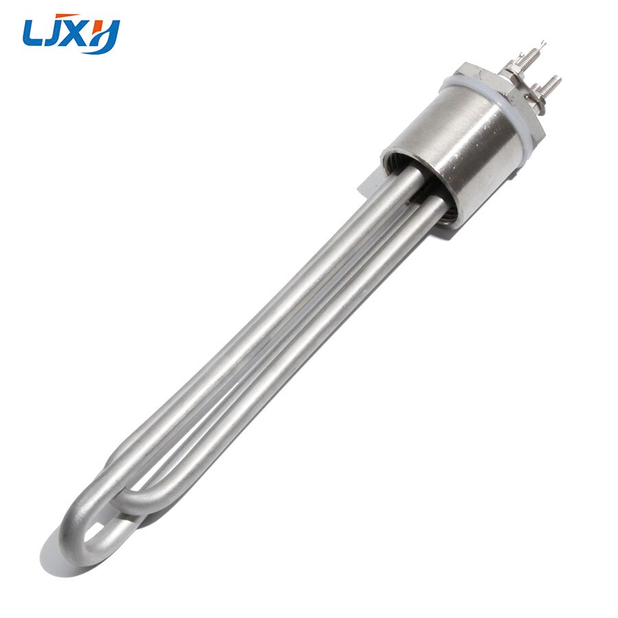 LJXH DN25 DC 12V/24V/48V 300W 600W Heizelement Für Solar- Wasser heizung 1 zoll Rohr Heizungen Alle 304 Edelstahl: Weiß / 110V / 3kw