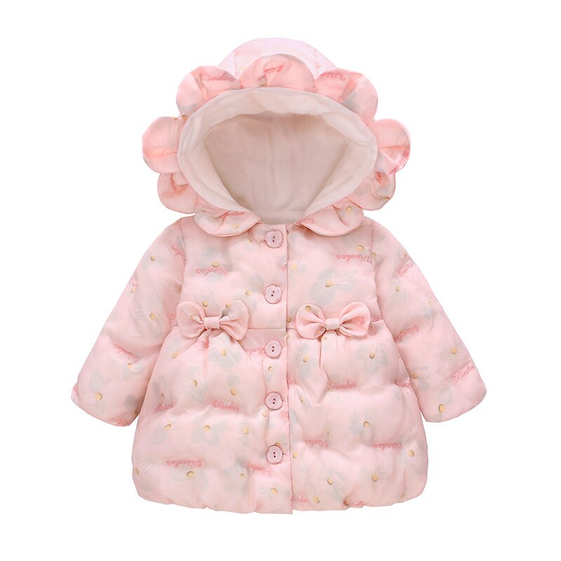 Baby Russland Winter Jacke Säuglings Dicker Baumwolle Schneeanzug Neugeborenen Warme Sonnenblumen Mit Kapuze Jacke für Mädchen Junge Schnee Tragen Mäntel: B / 12m