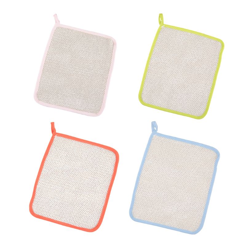 1Pc Exfoliërende Nylon Dubbele Laag Bad Doek Zeep Cleanser Schuimende Gezicht Handdoek