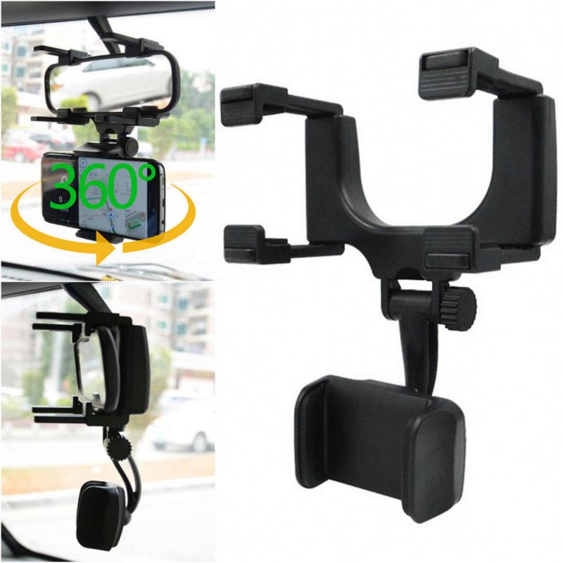 Auto dvr houder achteruitkijkspiegel houder 360 draaibare auto telefoon houder houder gps houder auto mounts & houders