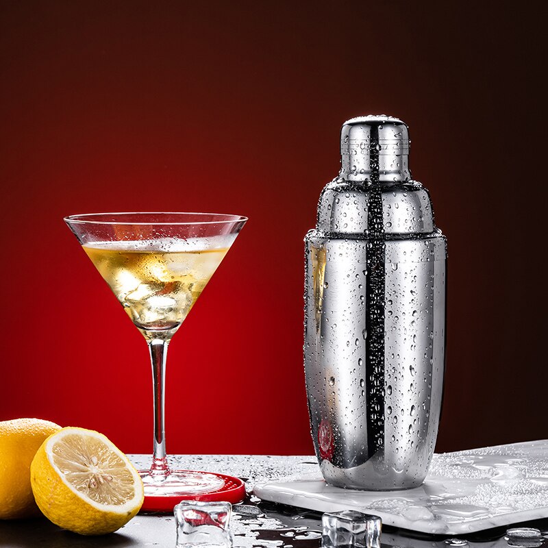 Stainless steel cocktail shaker thickened Shaker cup shake cup bar tool milk tea set mixer bar supplies kitchen accessories