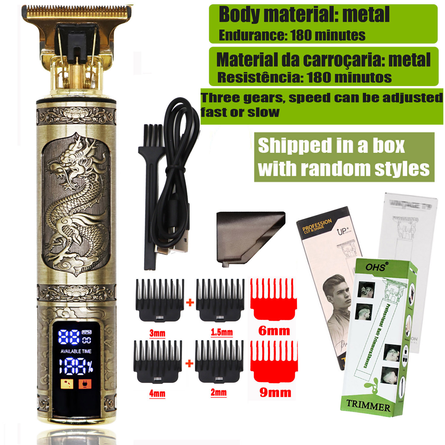 T9 Hair Clipper Repair Beard Shaving Body Hair Trimmer Clippers Electric Machine Men Haircut Machine 0mm Barber Shaver: Pink