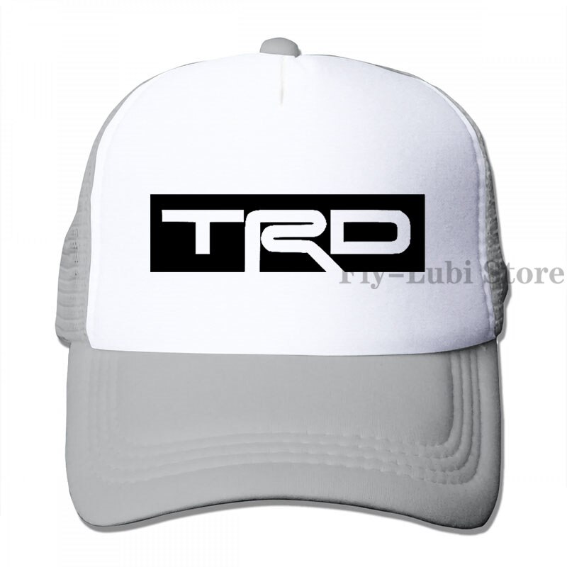 Logotipo Trd gorra de béisbol de las mujeres de los hombres sombreros de camionero de gorra ajustable: 3-Gray