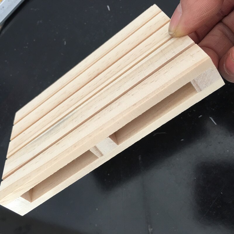 Mini Wooden Pallet Beverage Coasters for and Cold Drinks Wood Pallet Coasters Flower Pot Cushion