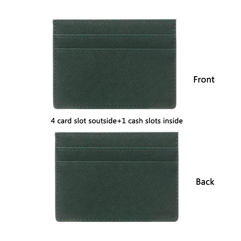 Dubbelzijdig Kaarthouder Slanke Bank Credit Card Id Kaarten Coin Pouch Case Tas Portemonnee Organisator Vrouwen Mannen Dunne Business card Wallet