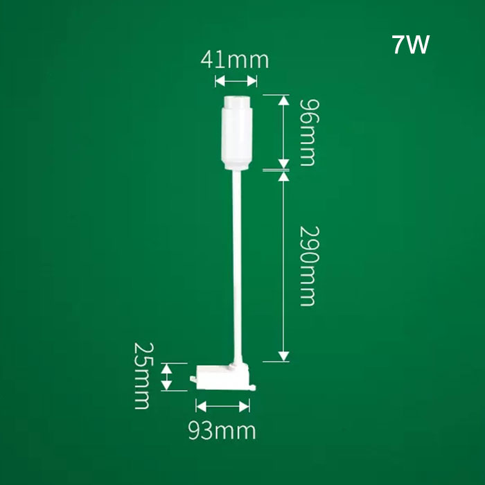 Kommerzielle 30 cm oder 50 cm lange Arm-Schwanenhals-LED-Schienenleuchte mit Abstrahlwinkeleinstellung für sterben Beleuchtung von beladen, beladen, Einkaufszentrum, Ausstellungen und Zuhause