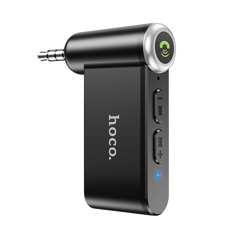 Hoco – adaptateur mains-libres sans fil pour musique, micro, Audio, AUX, bluetooth, récepteur casque, Jack 3.5mm, pour voiture, 5.0: Default Title