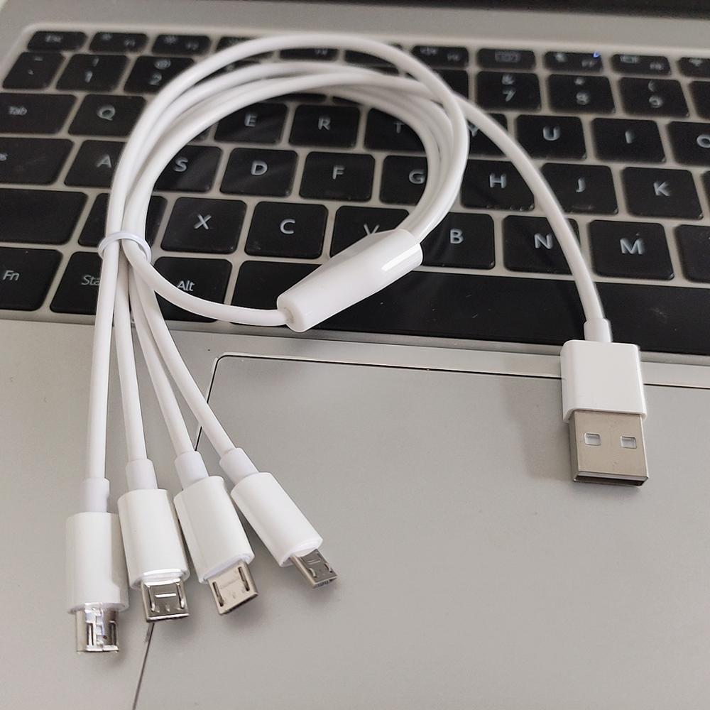 4 in 1 micro usb charger cable 50cm