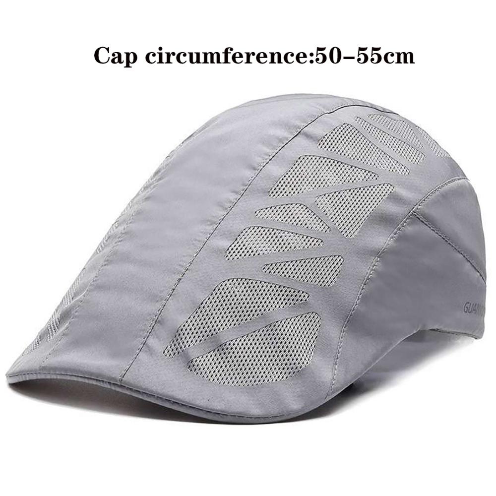 Berretto Casual cappello estivo berretto piatto Gatsby cappello regolabile traspirante Boina Mesh Caps per adulti e bambini: H Kids