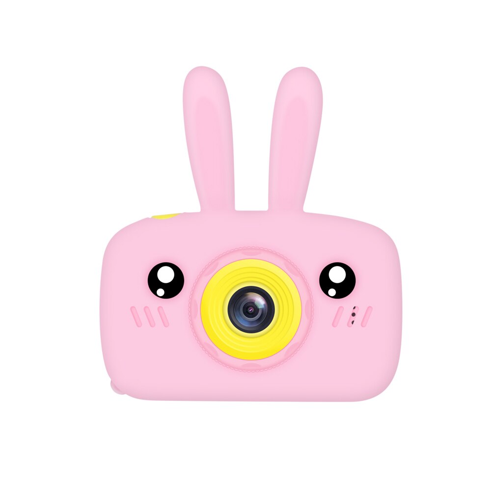 Mini Camera Kids Cute Camera 2 Inch HD Screen Chargable Digital Kids Video Camera Outdoor Photography for Child Birthday: Pink