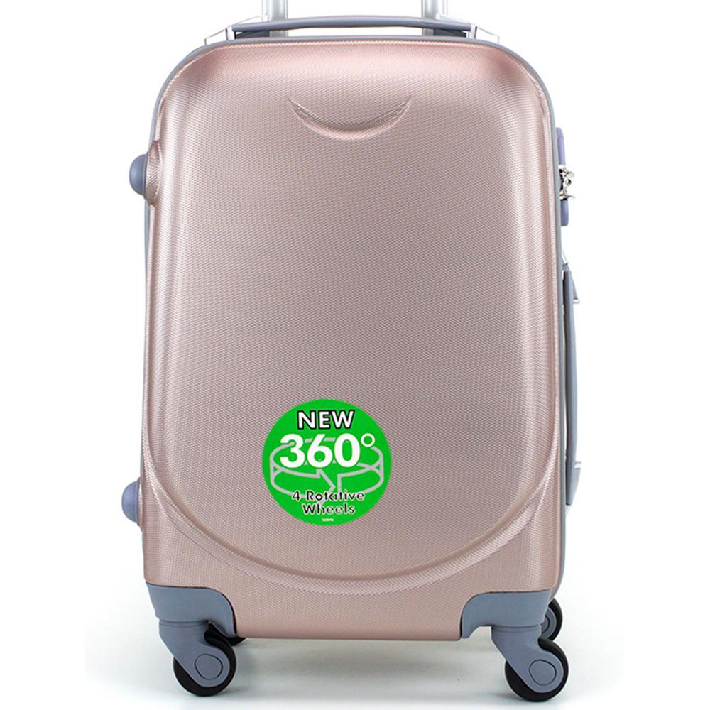 Maleta de viaje mediana rigida 4 ruedas 360grados giratorias 65cmX40cmX25cm: Caqui