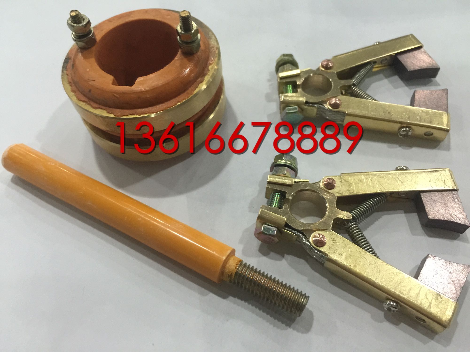 Slip Ring Koperen Ring Geleidende Ring Geleidende Slip Ring Twee 2-Kanaals Binnendiameter 20/25/30/35Mm